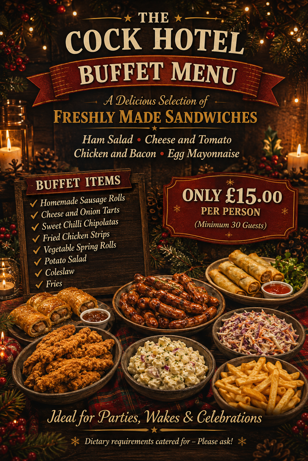 BUFFET MENU 2026